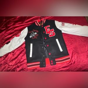RuntzWordlwide Fire Society Varsity Jacket
